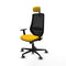 Bureaustoel met hoofdsteun Piqueras y Crespo D036G2W Geel