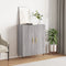 vidaXL - Dressoir - 69,5x34x90 - cm - bewerkt - hout - grijs - sonoma - eikenkleurig