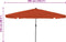 vidaXL - Tuinparasol - met - LED-verlichting - ø395x245 - cm - Terracotta