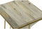 Bijzettafel DKD Home Decor Metaal Mangohout (40 x 40 x 45 cm)