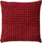Dutch Decor ROME - Kussenhoes 45x45 cm - 100% polyester - effen kleur - Merlot - rood - met rits