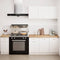 vidaXL - Keuken - werkblad - rechthoekig - 140x63,5x4 - cm - massief - eikenhout