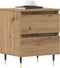 vidaXL - Nachtkastje - Artisan - Eiken - 40x35x50 - cm - Gefabriceerd - Hout