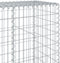 vidaXL - Schanskorf - 800x50x200 - cm - gegalvaniseerd - ijzer - zilverkleurig