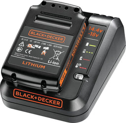 BLACK+DECKER BDC1A15 - Accuset - 18V 1,5 Ah Li-Ion batterij en snellader - zwart