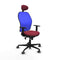 Jorquera Piqueras y Crespo 1D036G1 - Bureaustoel - Hoofdsteun - Kastanjebruin