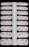 LAUED Nagelstickers - Nail Wraps - 16 Extreem Dunne Nagellak Stickers - Manicure Nail Art Folie - La Vie En Rose