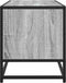 vidaXL - Tv-meubel - 100x34,5x40 - cm - bewerkt - hout - metaal - grijs - sonoma - eiken