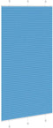 vidaXL - Plissé - rolgordijn - 105x200cm - stofbreedte - 104,4cm - polyester - blauw
