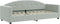 vidaXL - Slaapbank - 80x200 - cm - fluweel - lichtgrijs