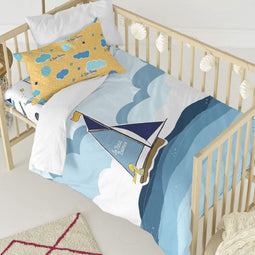 Happy Friday Duvet cover set 2 pieces Navigateur 115x145 cm (Cot bed) Multicolor