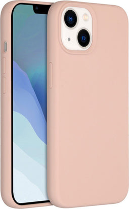 Accezz iPhone 13 / 14 - Liquid Silicone Backcover - Schokabsorberend - Roze