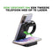 iSetchi Draadloze Oplader 3-in-1 - 15 W Snelladen - Qi Compatibel - Zwart