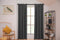 Larson Dou pack - Luxe effen blackout gordijn - Verduisterend - Donkergrijs (2 stuks)