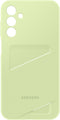 Samsung Galaxy A15 5G - Soft Case - Krasbestendig met kaarthouder - Groen