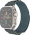 imoshion Nylon Alpine bandje - Geschikt voor Apple Watch 1, 2, 3, 4, 5, 6, 7, 8, 9, 10, SE, Ultra (2) - 44/45/46/49 mm - Blauw - One Size