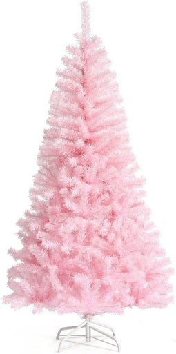 COAST™ - Kunstmatige Kerstboom - 150 cm - Roze met kleurrijke glitter