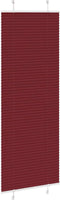vidaXL - Plissé - rolgordijn - 75x200 - cm - stofbreedte - 74,4 - cm - bordeauxrood