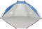 vidaXL - Strandtent - 268x223x125 - cm - 185T - polyester - azuurblauw