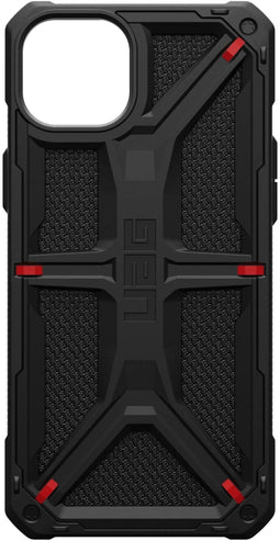 Urban Armor Gear Monarch Kevlar - iPhone 15 Plus Hoesje - Schokbestendig - Zwart