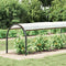 vidaXL - Plantenafdekking - met - zeilringen - 1x10 - m - polyethyleen