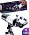 EarthVision Telescoop Classico - Sterrenkijker voor volwassenen en kinderen - 333x Vergroting - Astronomie - Nachtkijker - Sterrenkunde - Waterproof - Wit