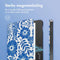 imoshion Ereader Cover / Hoesje Geschikt voor Tolino Vision 5 - imoshion Design Slim Hard Case Sleepcover Bookcase met stand - Flower Tile