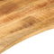 vidaXL - Tafelblad - met - ronding - 100x60x2,5 - cm - massief - ruw - mangohout