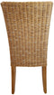 SVJ Eetkamerstoelen - 60x48x98 cm - Rotan - Lichtbruin - Set van 4