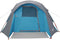 vidaXL - Tent - 4-persoons - waterdicht - blauw