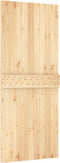 vidaXL - Schuifdeur - met - beslag - 85x210 - cm - massief - grenenhout