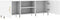 vidaXL - Tv-meubel - 150x30x50 - cm - bewerkt - hout - wit