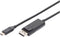 Assmann AK-300330-020-S - USB-C naar HDMI Adapterkabel - 4K/60 Hz - Zwart