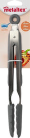 Metaltex - Serveertang - Vleestang - Multi Gebruik - RVS Siliconen - Oven maximaal 230° - 26,5cm