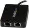 Startech.com US1GC301AU2R - USB-C naar dual Gigabit Ethernet adapter - 2x Ethernet 1Gbps - USB (Type-A) poort