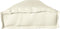 vidaXL - Ligbedkussens - voor - Bank - 2 - stuks - Crème - 200x40x8 - cm - Oxford - Stof