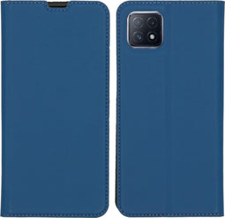 iMoshion Hoesje Geschikt voor Oppo A73 (5G) Hoesje Met Pasjeshouder - iMoshion Slim Folio Bookcase - Donkerblauw