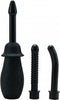 Seven Creations - Anale Douche - Kit Met 3 Opzetstukken - Zwart
