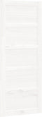 vidaXL - Schuifdeur - 80x1,8x204,5 - cm - massief - grenenhout - wit