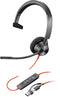 Poly Blackwire C3310 - Mono USB-C headset - Ruisonderdrukking - Zwart