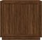 vidaXL - Dressoir - 80x34x75 - cm - bewerkt - hout - bruin - eikenkleur