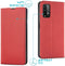 iMoshion Hoesje Geschikt voor Xiaomi Redmi 9T Hoesje Met Pasjeshouder - iMoshion Slim Folio Bookcase - Rood