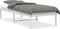 vidaXL - Bedframe - metaal - wit - 75 - x - 190 - cm