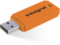 Integral Neon USB Flash Drive 2.0 - 32GB - Oranje
