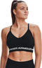 Under Armour UA Seamless Low Long Bra Dames Sportbeha - Zwart - Maat M