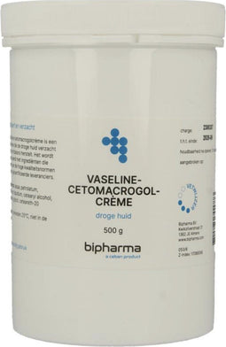 Bipharma Vaselinecetomacrogolcreme - Crème - 500 g