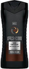 Axe Dark Temptation - 3-in-1 Douchegel - 400 ml - Verleidelijke geur van donkere chocolade