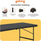 Goliving Inklapbare Tafel - Klaptafel - Weerbestendig - 122 x 60 x 74 cm - Zwart