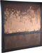 PTMD Asante Brown Canvas Painted Wallpanel Square Frame