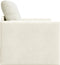 vidaXL - Vloersofa - Bed - 2-in-1 - Crème - 74x77x81 - cm - Velvet
